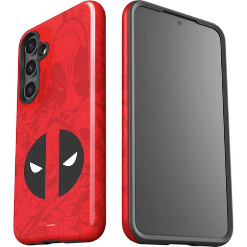 Marvel Deadpool Deadpool Emblem Galaxy S25 Impact Case